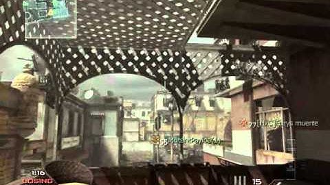 Call of Duty MW3 - Sick Long Range Throwing Knife On Seatown