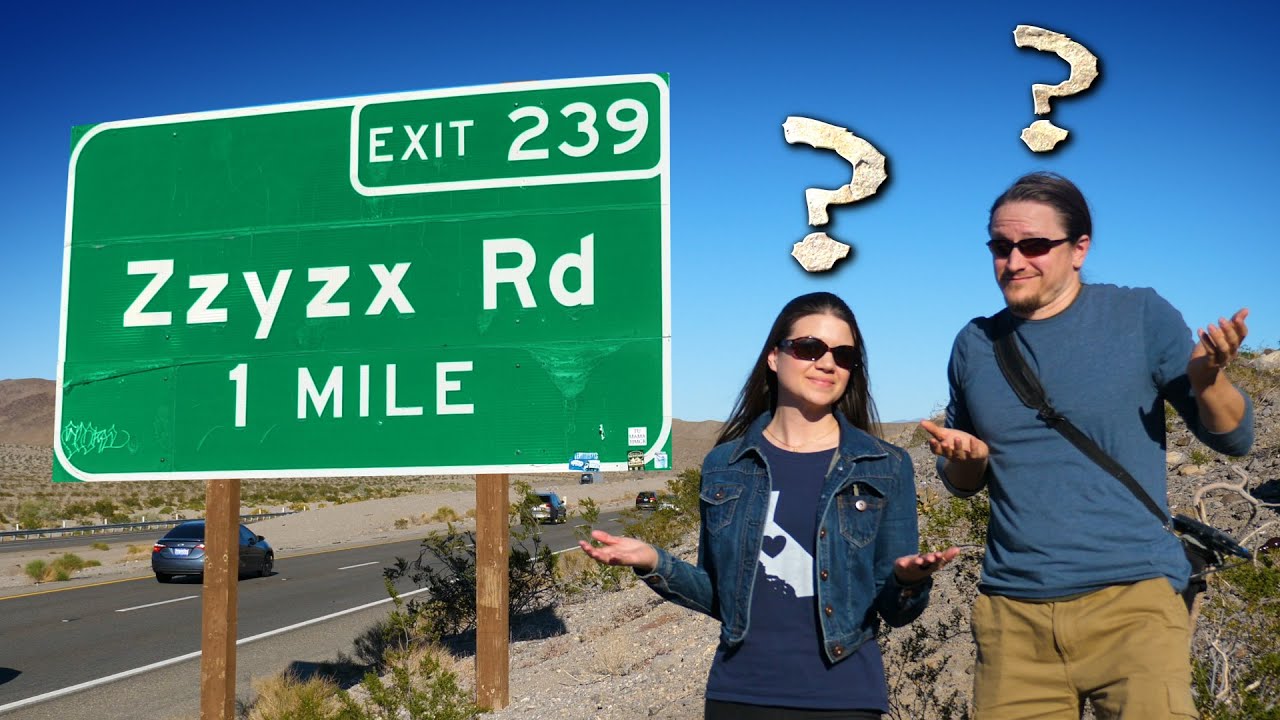 What's Hidden Down ZZYZX Road??? - YouTube