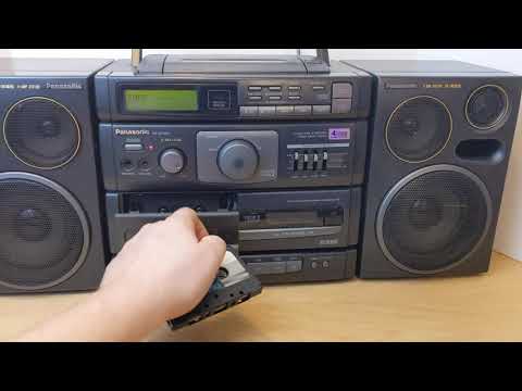 Panasonic RX-DT690 w/ S-XBS 4 Amp System lots of bass - YouTube