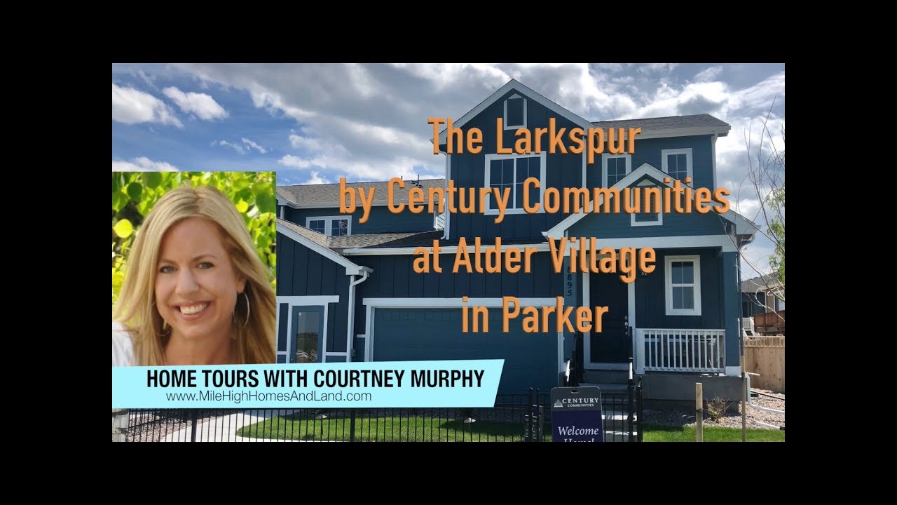 New Homes in Parker Colorado Larkspur Model by Century Communities at Alder Village YouTube