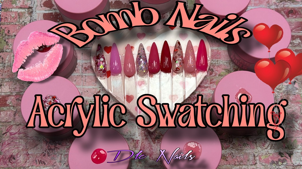 😃More Bomb Nails Acrylics! I could not help myself! I’m just a girl 🎀💓🩷