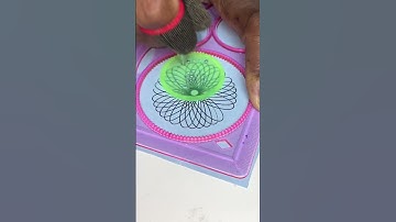 How many rotations did the pen make in total? 🤔🤔 #spirograph #spirography #asmr #satisfying