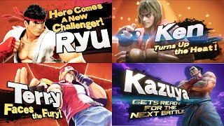 Super Smash Bros Ultimate -All iconic Fighting Game characters into smash bros