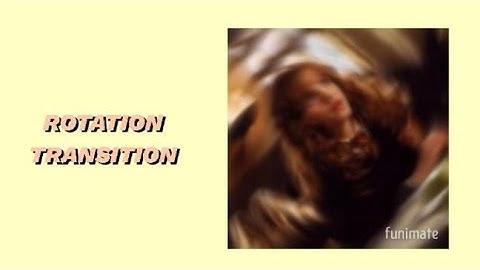 ROTATION TRANSITION ON FUNIMATE *free and easy!* | Funimate Tutorial