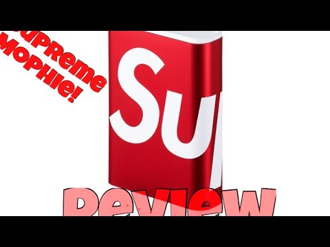 Supreme X Mophie 10K Encore Plus - YouTube