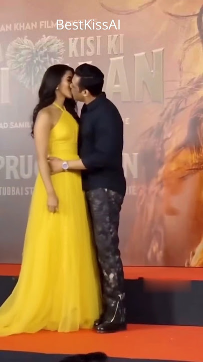 Salman Khan kissing Pooja Hegde #salmankhan #poojahegde #bollywood #kissing #lipskiss