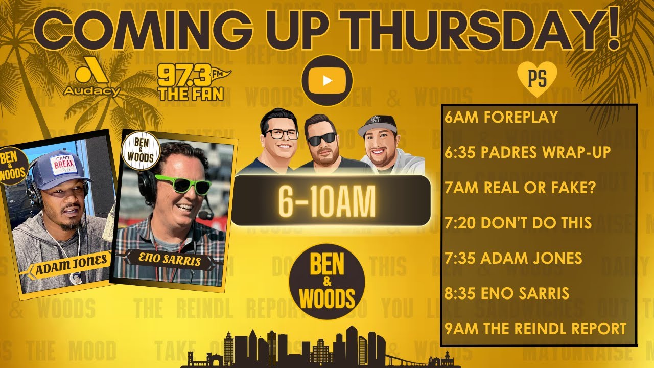 Ben Woods LIVE June 20th 2024 Padres Win A Game Get Ready To Ben woods live june 20th 2024 padres win a game get ready to