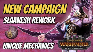 The MASQUE Unique Campaign, Slaanesh Rework & First 10 Turns (Strong Start) | Total War Warhammer 3
