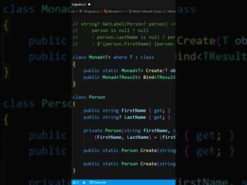 One-minute explanation of a monad in C#