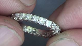 Princess Cut Eternity Ring