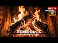 Rustic Fireplace 4K with Crackling Logs in a Cozy Ambience to Help You Sleep Deeply and Wake Refresh