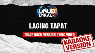 LAGING TAPAT (Remastered Rock Version Karaoke) | Jolina Magdangal | OPM Instrumental with Lyrics 🎸🎤