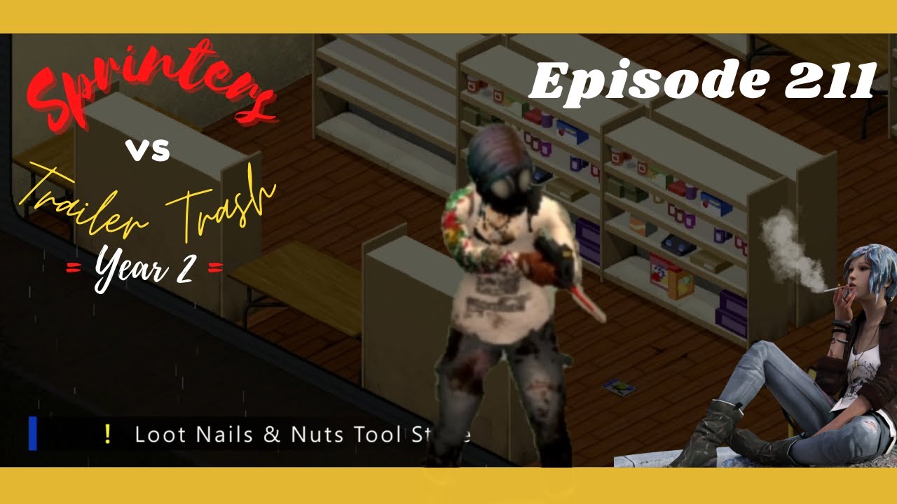 Shoes, Tools, and Blood Project Zomboid Trailer Trash Ep211 YouTube