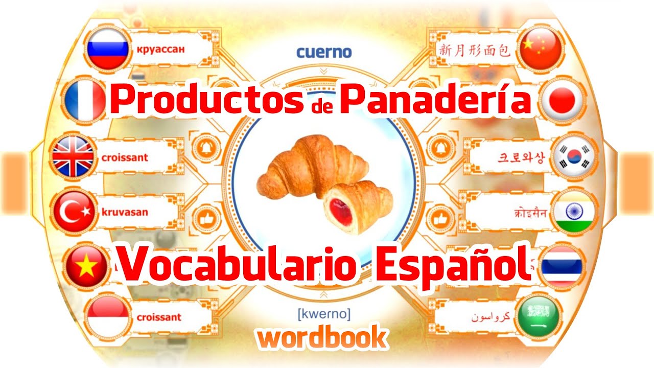 Lesson Bakery Products Learn Spanish Vocabulary With Pictures Word lesson-bakery-products-learn-spanish-vocabulary-with-pictures-word