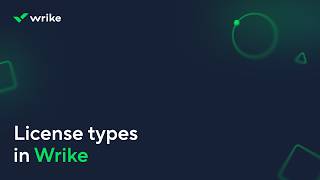 License Types in Wrike