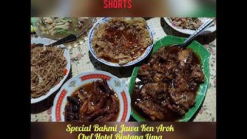 VIRAL DI JOGJA!!! Special Bakmi Jawa Ken Arok Chef Hotel Bintang Lima | Indonesian Street Food
