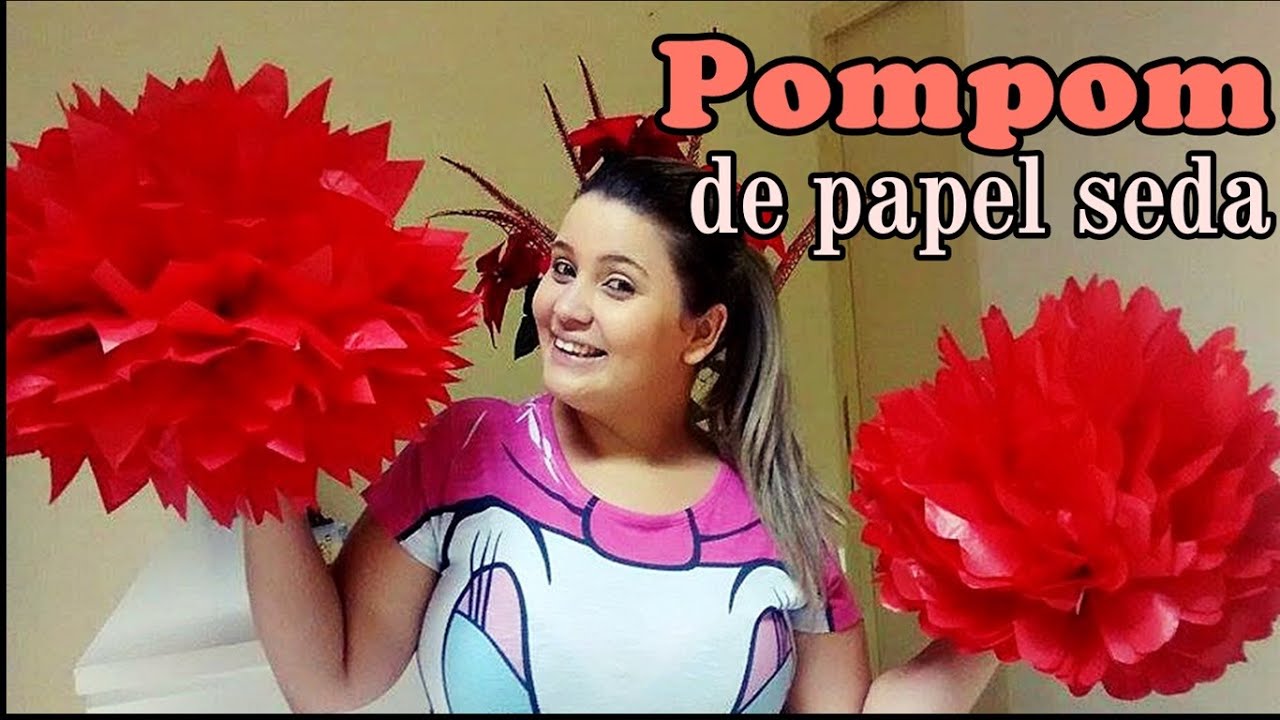 Pompom de Papel Seda Decoraç u00e3o para o Dia das M u00e3es Luana Xavier YouTube -> Decoração Para O Dia Das Mães Escola Pompom de Papel Seda Decoraç u00e3o para o Dia das M u00e3es Luana Xavier YouTube -> Decoração Para O Dia Das Mães Escola