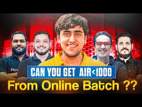 Can you get AIR 1000 with Online Coaching | Complete Reality | JEE 2027 | JEE 2028
