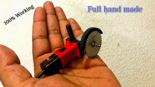 How to make a micro angle grinder from PVC #MicroAngleGrinder #Fullhandmade #video