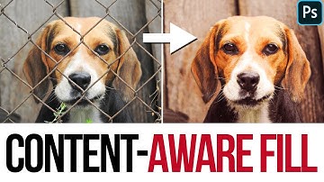 Remove Fence in Photoshop | Content aware fill after effects