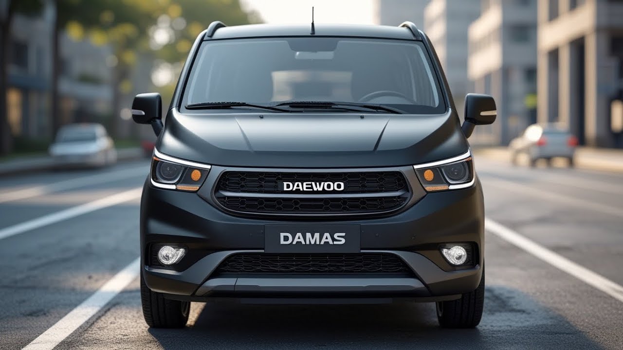 🚐 Daewoo Damas 2026 в чёрном матовом — компактный фургон с характером! 🖤🔥