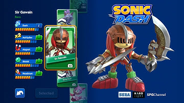 Sonic Dash - Sir Gawain Knight Event Gameplay Showcase (4K)
