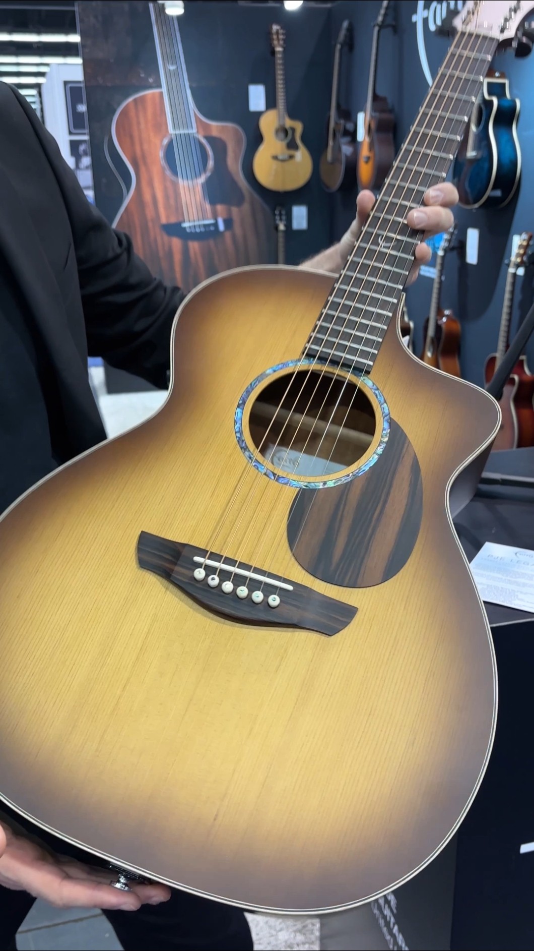 NAMM Show 2026 | Faith Guitars PJE Legacy FG4 Earth Satin Sunburst
