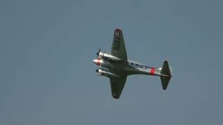 Avro Anson display at the Best of British Air Show Shuttleworth Old Warden Sunday 12th May 2024 (4K)