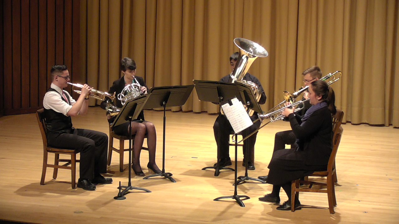 Ewald Brass Quintet No. 1, Op. 5, first movement YouTube
