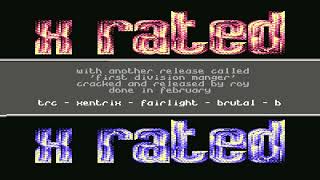 X-Rated (XR) Intro 12 ! Commodore 64 (C64)