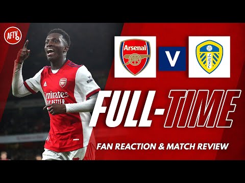 Nketiah Sends Arsenal Four Points Clear! | Arsenal 2-1 Leeds