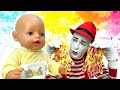 Видео игры Как Мама – Кукла БЕБИ БОН и Разноцветные перчатки! - Весёлые игры одевалки Baby Born