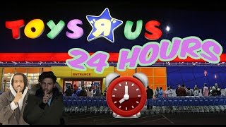 (CHASED!!) 24 HOUR OVERNIGHT TOYS R US FORT ⏰  | CHASED BY OVERNIGHT WORKER (ALARM WENT OFF!)