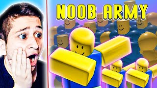 ნეონური არმია მყავს! Noob Army Tycoon Roblox