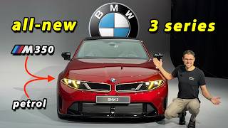 all-new BMW M350 6-cyl REVEAL - 2027 BMW 3 Series petrol (ICE) vs BMW i3 (EV) comparison