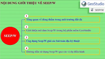 [Seep/W] - Nội dung giới thiệu về Seep/W | @NGUYENQUOCTOI