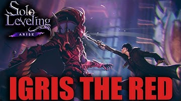 HOW TO DESTROY INSTANCE DUNGEON - IGRIS THE RED TIER 21 : LEVEL 20 | Solo Leveling : ARISE
