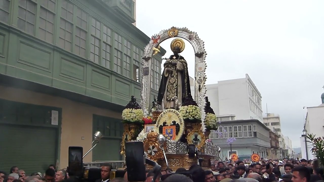 San Martin de Porres de Convento de Santo Domingo - Recorrido procesional Nov 24
