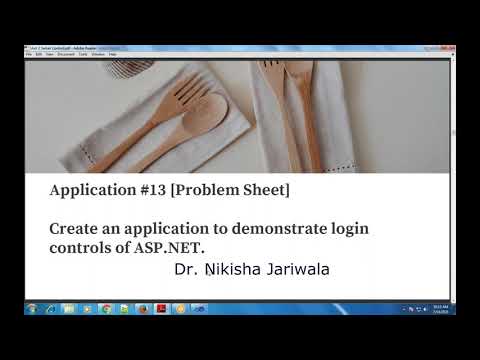 ASP.NET Lecture 19 - Login Controls | Demonstration | Example | Hindi