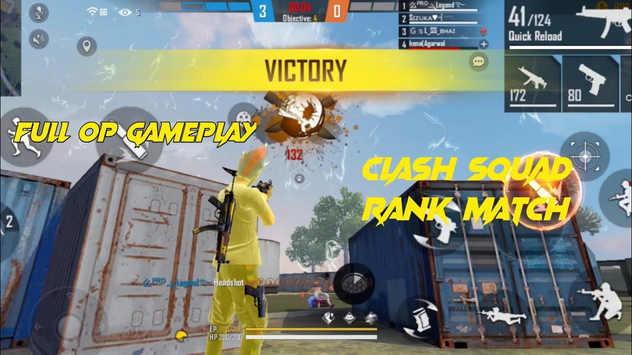 clash squad rank mode gameplay full match 🔥- garena free fire-Gaming ...