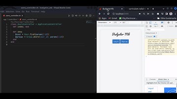 Budget app with rails