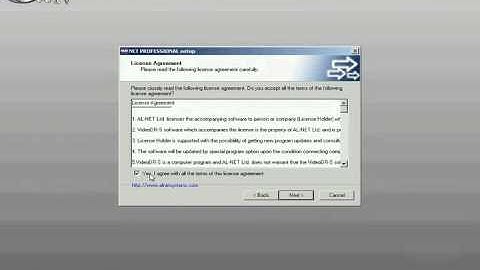Installing Alnet NET Server DVR/NVR software on your PC for Home and Business Security Cameras
