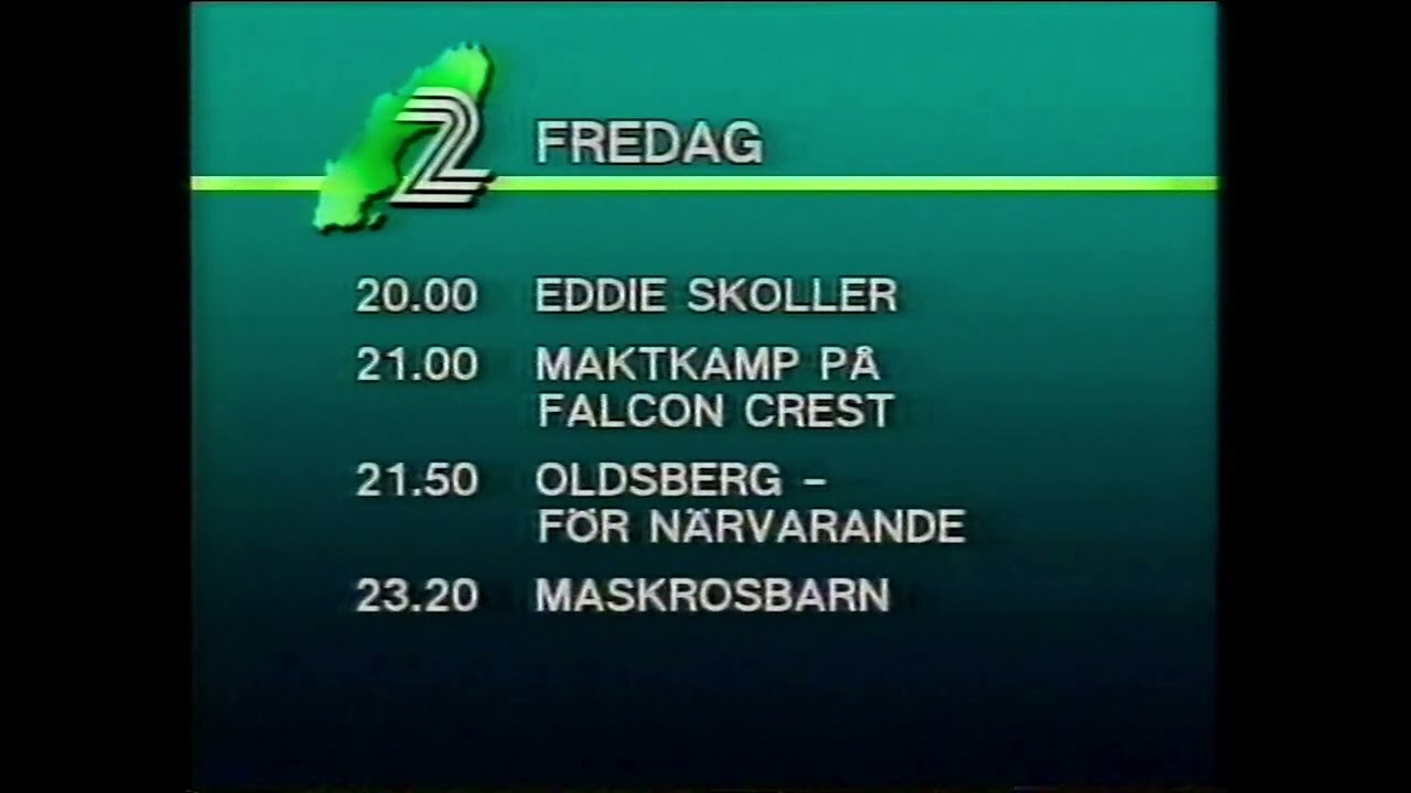 TV2 Avslutning 1989-10-19