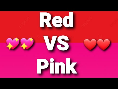 RED VS PINK 💖💖💖❤❤❤