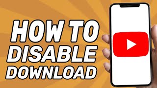 How to Disable Download Option in Youtube Video (2024)