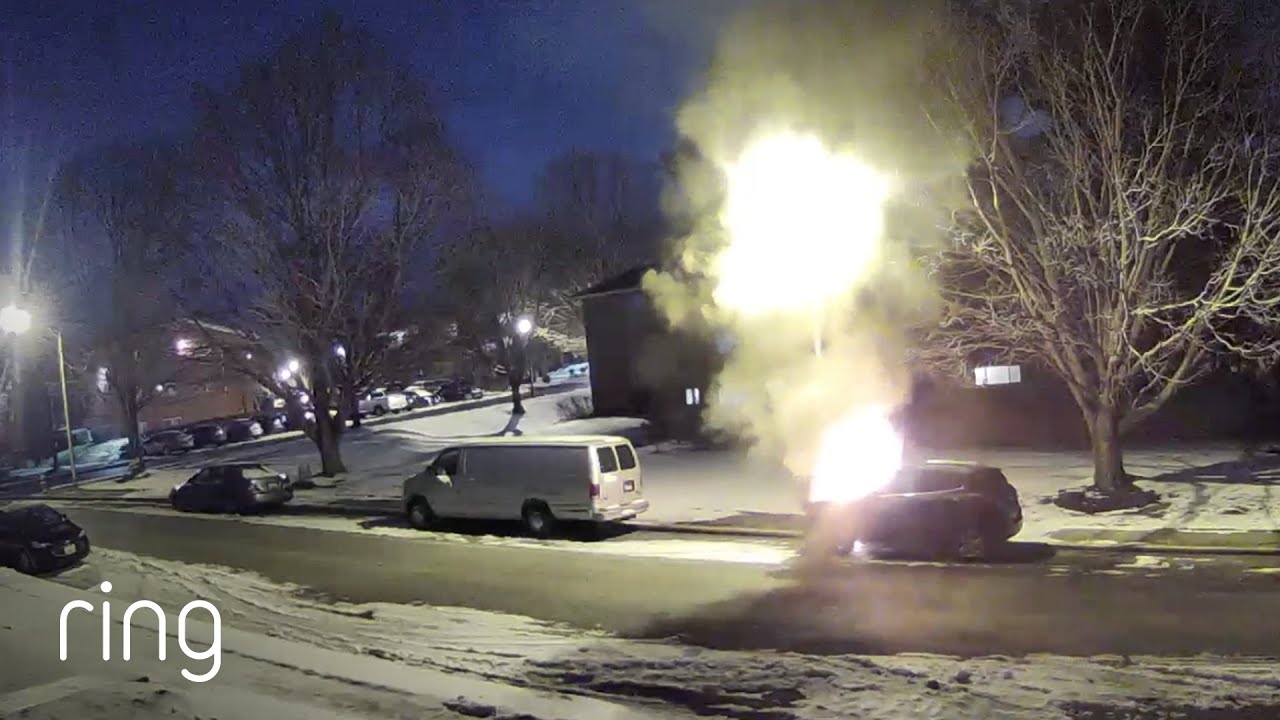 Family Is Notified Through Ring Device After Car Catches Fire On Its ...