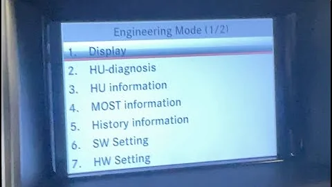 How to get into the Hidden "Secret" Engineering Mode Menu on a Mercedes Benz 2012 -2016 Con