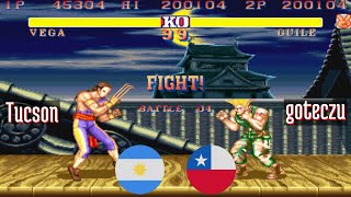 FT5 @sf2ce: Tucson (AR) vs goteczu (CL) [Street Fighter II Champion Edition Fightcade] Mar 20