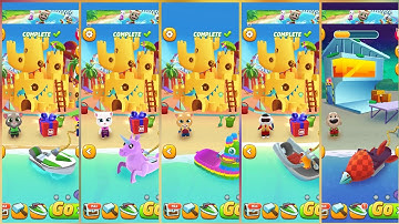 Talking Tom Jetski 2 All Character Play For Fun Gameplay Android ios