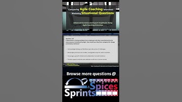 Agile Coach Interview Question 107 of 160